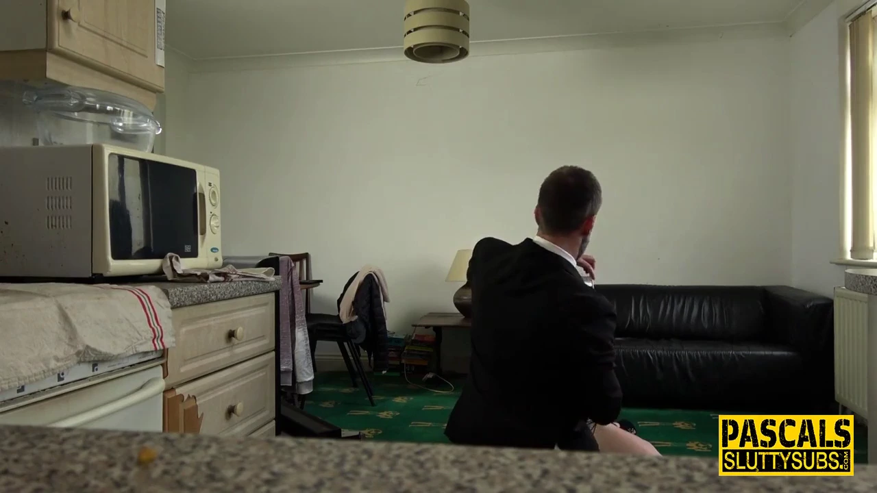 Submissive teen with ball gag gets fucked hard porn video
